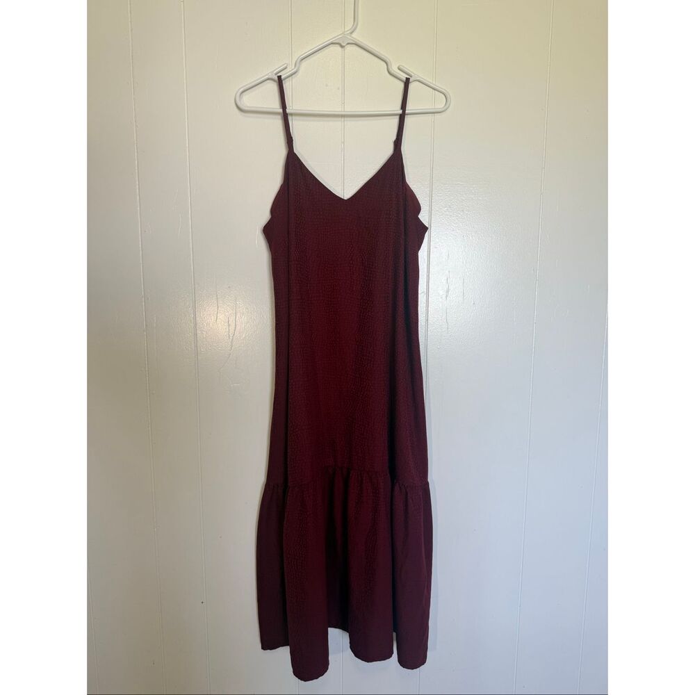 The Nines by HATCH Sleeveless Tiered Slip Maternity Dress M